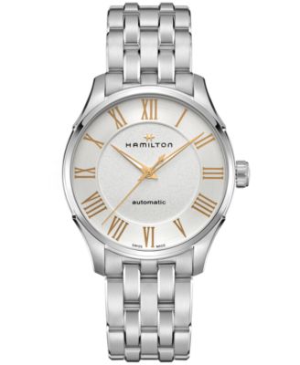 Hamilton - Men's Swiss Automatic Jazzmaster Stainless Steel Bracelet Watch 42mm