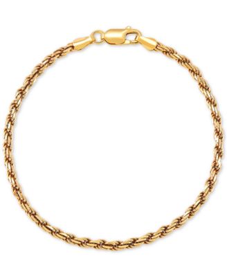 Giani Bernini - Rope Link Chain Bracelet in 18k Gold-Plated Sterling Silver,