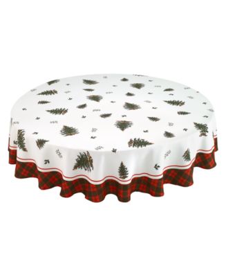 Spode - Christmas Tree Tartan Multicolored 70" Round
