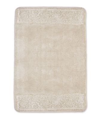 Popular Bath - rose vine bath rug