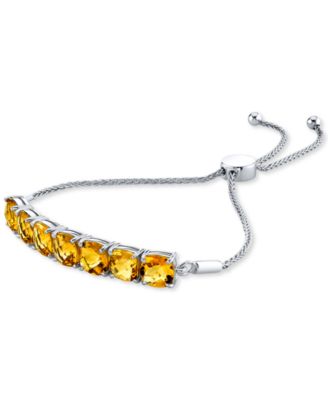 Macy's Brand - Citrine Bolo Bracelet (10-1/2 ct. t.w.) in Sterling Silver