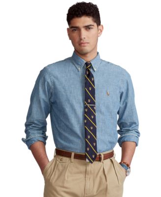 Polo Ralph Lauren - Men's Classic-Fit Indigo Chambray Shirt