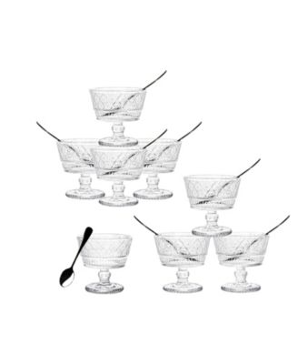 Godinger - Claro Ckleafr Set of 8 Tasters with Spoon
