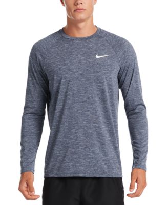 Nike - Men's Heather Hydroguard Long Sleeve Swim T-Shirt