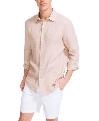 nautica mens linen shirts
