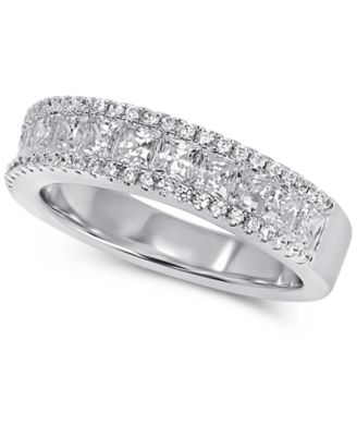 Macy's Brand - Swarovski Zirconia Beaded Band in Sterling Silver