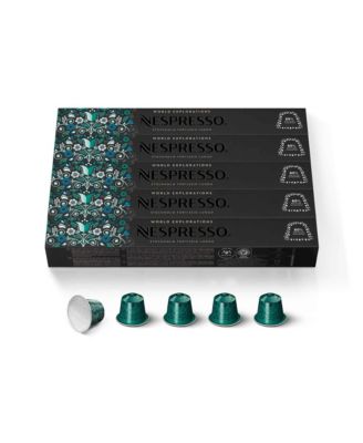 Nespresso - Capsules OriginalLine, Stockholm Fortissio Lungo, Dark Roast Coffee, 50 Count Coffee Pods
