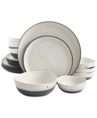 Gibson - Rhinebeck 16-Pc. Double Bowl Dinnerware Set