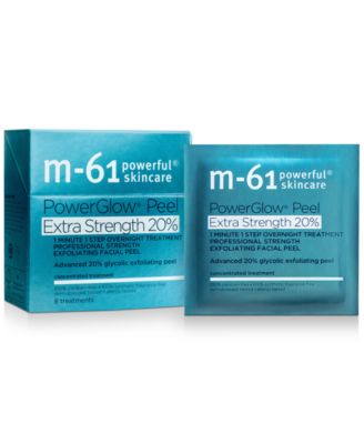 m-61 by Bluemercury - PowerGlow Peel Extra Strength 20%, 8 treatments
