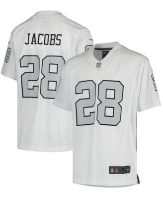Nike - Josh Jacobs White Las Vegas Raiders Color Rush Game Jersey