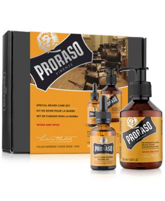 Proraso - 2-Pc. Beard Care Set For Full Or Long Beards - Wood & Spice Scent
