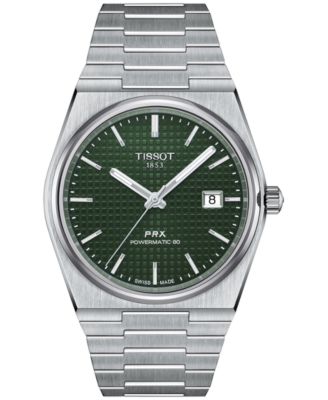 Tissot - Men's Swiss Automatic PRX Powermatic 80 Stainless Steel Bracelet Watch 40mm