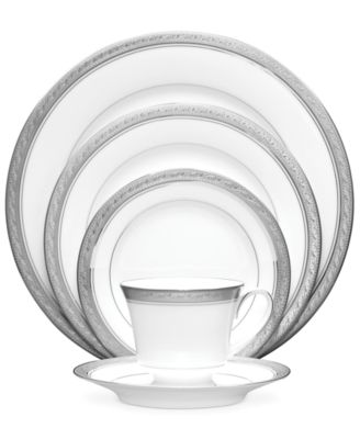 Noritake - "Crestwood Platinum" 5-Piece Place Setting