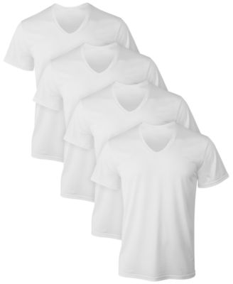 Hanes - Men's X-Temp&reg; V-Neck Mesh T-Shirts - 4-pk.