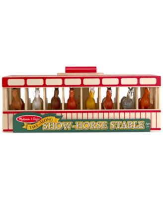 Melissa and Doug - Kids' Show-Horse Stable Toy