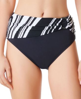 Bleu by Rod Beattie - New Wave Draped High-Waist Bikini Bottoms