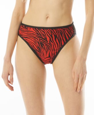 Michael Kors - Women's Printed High Leg Bikini Bottoms