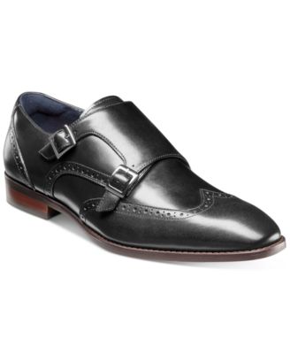 Stacy Adams - Men's Karson Wingtip Double-Monk Strap Dress Shoe
