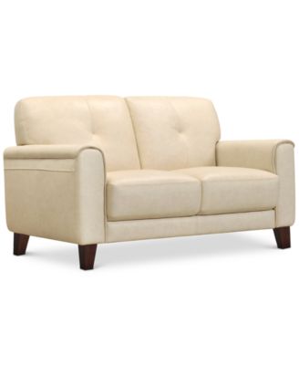 Furniture - Ashlinn Pastel Leather Loveseat