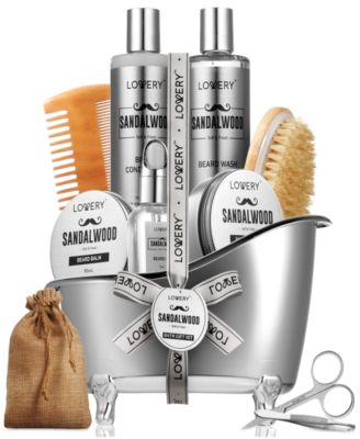Lovery - Men's 10-Pc. Sandalwood Beard Grooming Gift Set