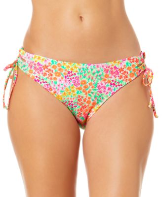 Salt + Cove - Juniors' Sun Garden Lace-Up Hipster Bikini Bottoms, Created for Macy's