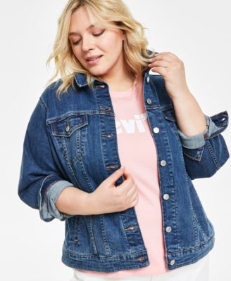 Levi's - Plus Size Button-Down Original Denim Trucker Jacket