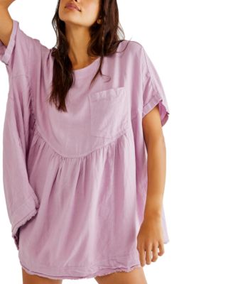 Free People - Moon City Frayed-Hem Top