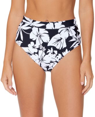 Raisins - Juniors' Tropics High-Waist Bikini Bottoms