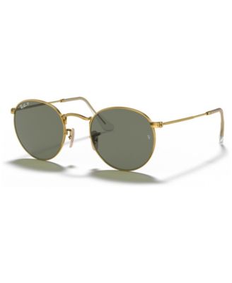 Ray-Ban - ROUND METAL Polarized Sunglasses, RB3447 50