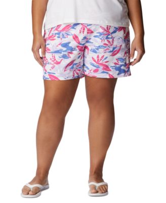 Columbia - Plus Size Adjustable-Waist SPF Shorts