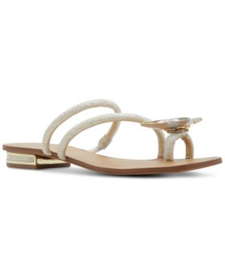 ALDO - omen's Garberia Butterfly Toe-Post Flat Sandals