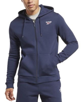 Reebok - Men's Identity Fleece Chest Logo Full-Zip Hoodie