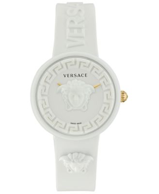 Versace - Women's Swiss Medusa Pop White Silicone Strap Watch 39mm