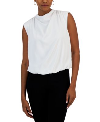 I.N.C. International Concepts - Women's Sleeveless High-Neck Blouse