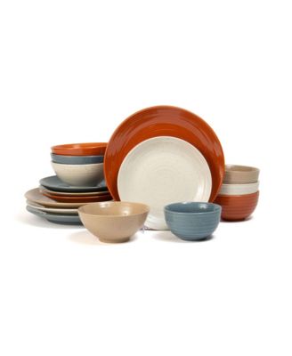 Sango - Siterra Painter's Palette 16 Piece Dinnerware Set