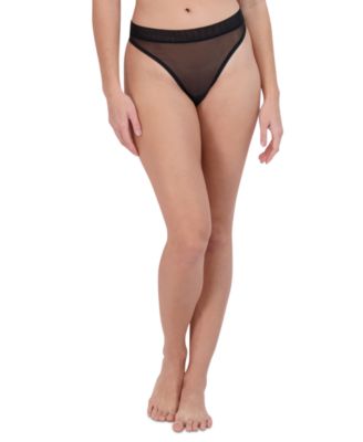 Steve Madden - Women's Mesh High-Leg Thong Underwear
