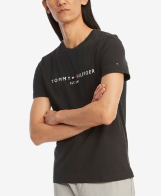 Tommy Hilfiger - Men's Embroidered Logo Short-Sleeve Crewneck T-Shirt