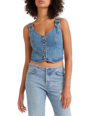 Levi's - Women's Charlie Denim Cropped Top