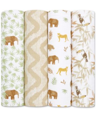 aden by aden + anais - Baby 4-Pk. Muslin Swaddles