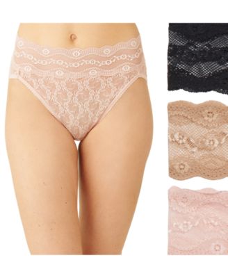 b.tempt'd - Women's 3-Pk. Lace Kiss High-Leg Underwear