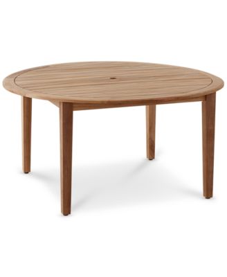 Sunbrella - Longstock Outdoor Teak Dining Table,