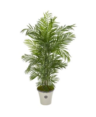 Nearly Natural - 6' Areca Palm Artificial Tree in Planter UV Resistant Indoor/Outdoor
