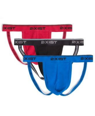 2(x)ist - Men's Cotton Stretch Jock Strap 3-Pack