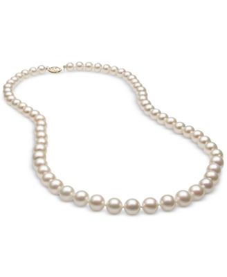 Belle de Mer - AA Cultured Freshwater Pearl (7mm) Strand in 14k Gold