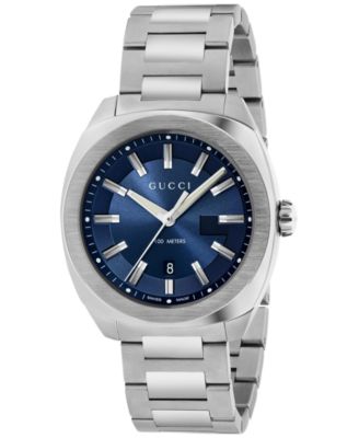 Gucci - Men's Swiss Cushion Stainless Steel Bracelet Watch 41mm YA142303