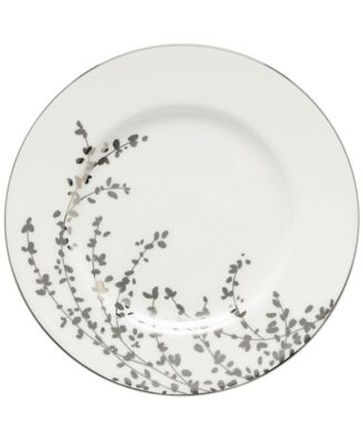 kate spade new york - "Gardner Street Platinum" Accent Plate, 9"