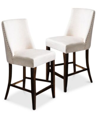 Noble House - Jeston Counter Stool (Set of 2), Quick Ship