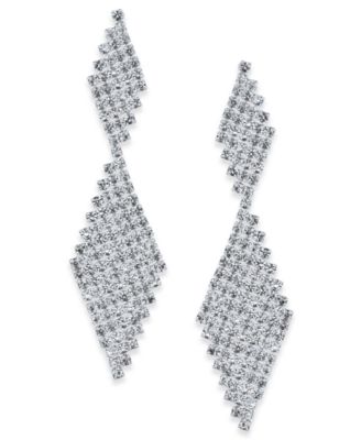 I.N.C. International Concepts - Crystal Mesh Drop Earrings