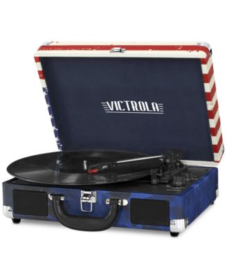 Innovative Technology - Victrola Suitcase Bluetooth Record Player