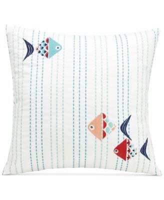 Vera Bradley - Go Fish 16" Square Decorative Pillow